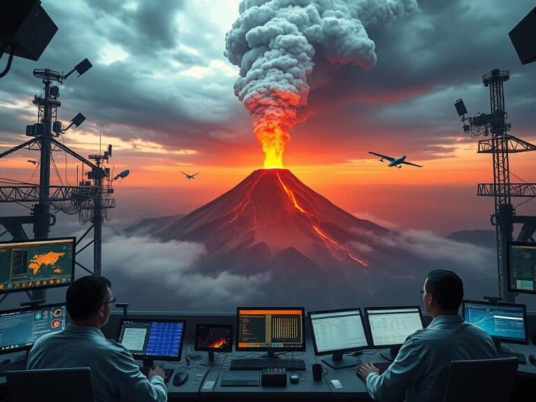 Mehr über den Artikel erfahren Schutz vor Vulkanausbrüchen: Frühwarnsysteme und moderne Technologien