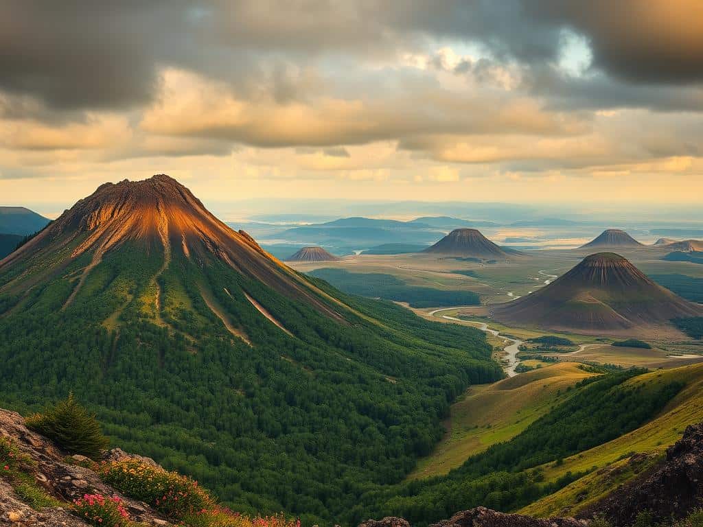 vulkanische Landschaft