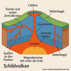 Schildvulkan Aufbau Schildvulkan Aufbau