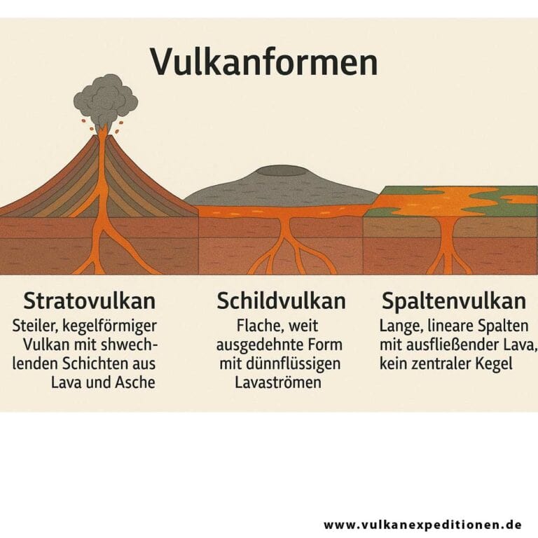 Mehr über den Artikel erfahren Vulkanformen – Die Vielfalt der Feuerberge erkennen
